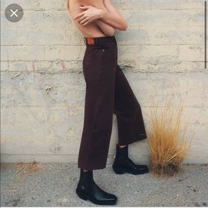 Purple high waist Zara jean